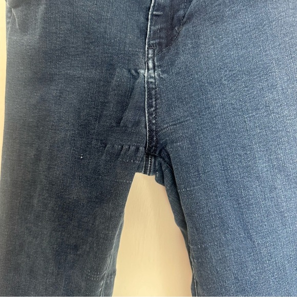 Free People Blue Flare Wide Leg Jeans - Picture 2 of 4